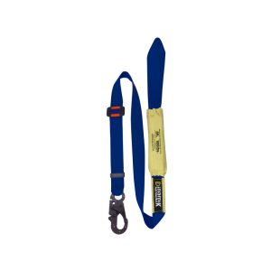 ESLINGA ARCO ELÉCTRICO CON ABSORBEDOR REGULABLE CON GANCHO PEQUEÑO Y LOOP EN REATA, 1.8 M